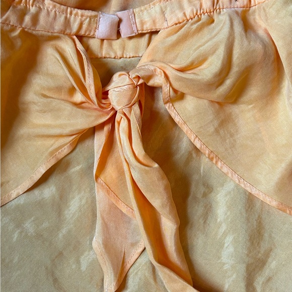 Zara Tie Back Scarf Tube Top in Orange; size XS. GUC! - Picture 4 of 4
